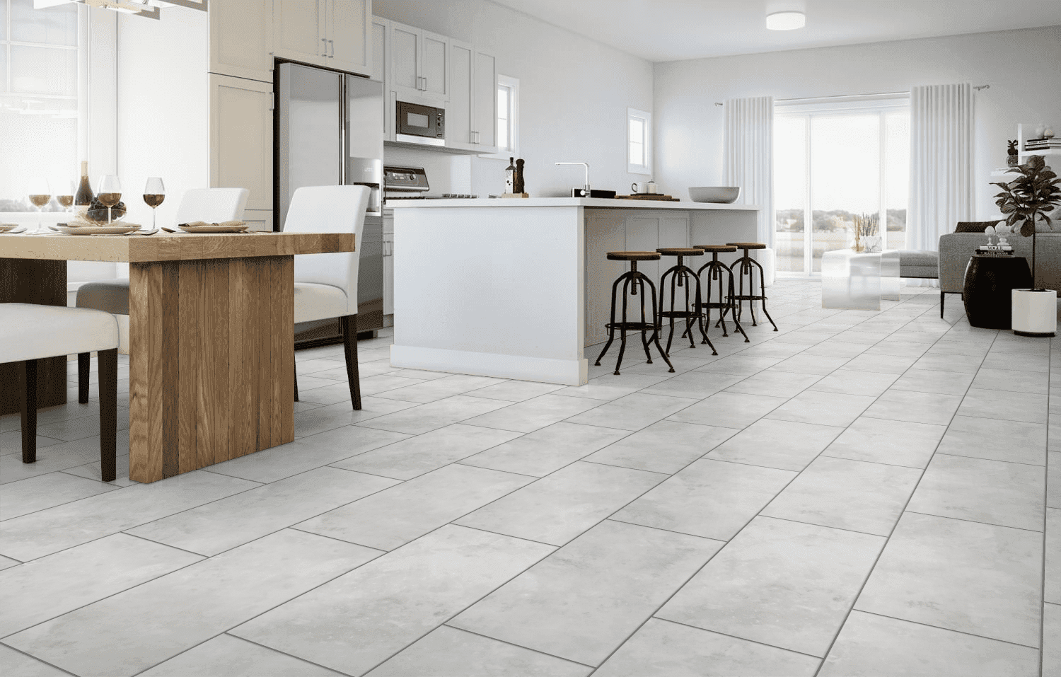 Luxury Vinyl Tile RigidTile Firm Premier Capri Luxury Vinyl Tile 2 Luxury Vinyl Tile - RigidTile Firm Premier Capri | Giant Commercial Flooring